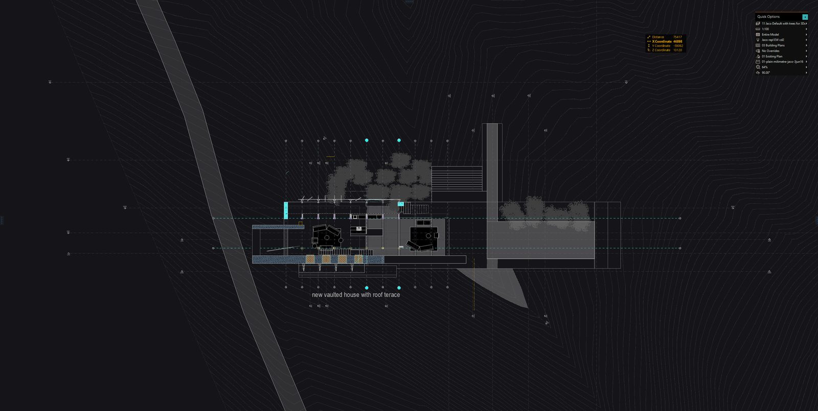 Dam Wall Building, Buffelsdrift — render study